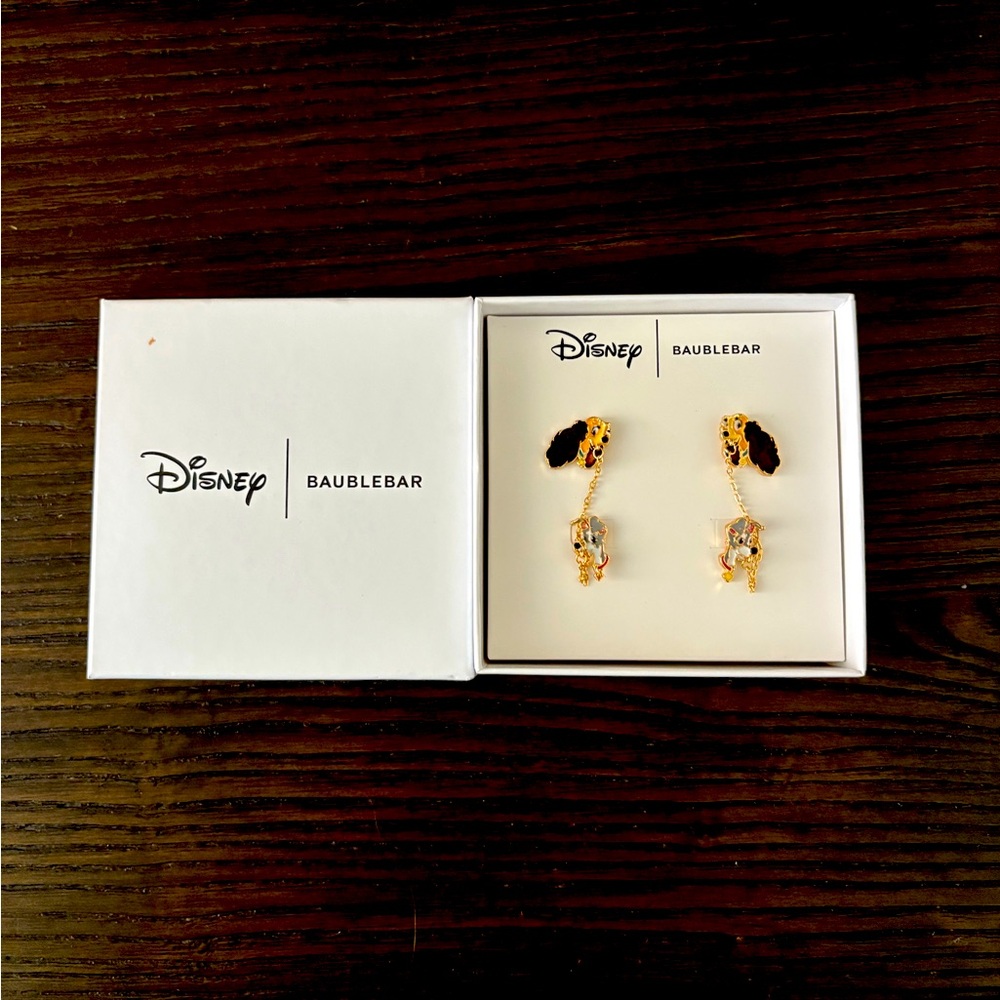 NEW Disney BaubleBar Lady and the Tramp Earrings